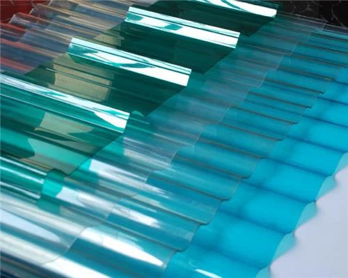 Placa de escada corrugada de policarbonato