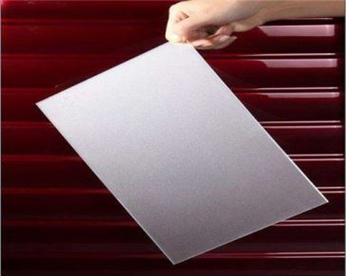 Folha de difusão de luz de policarbonato